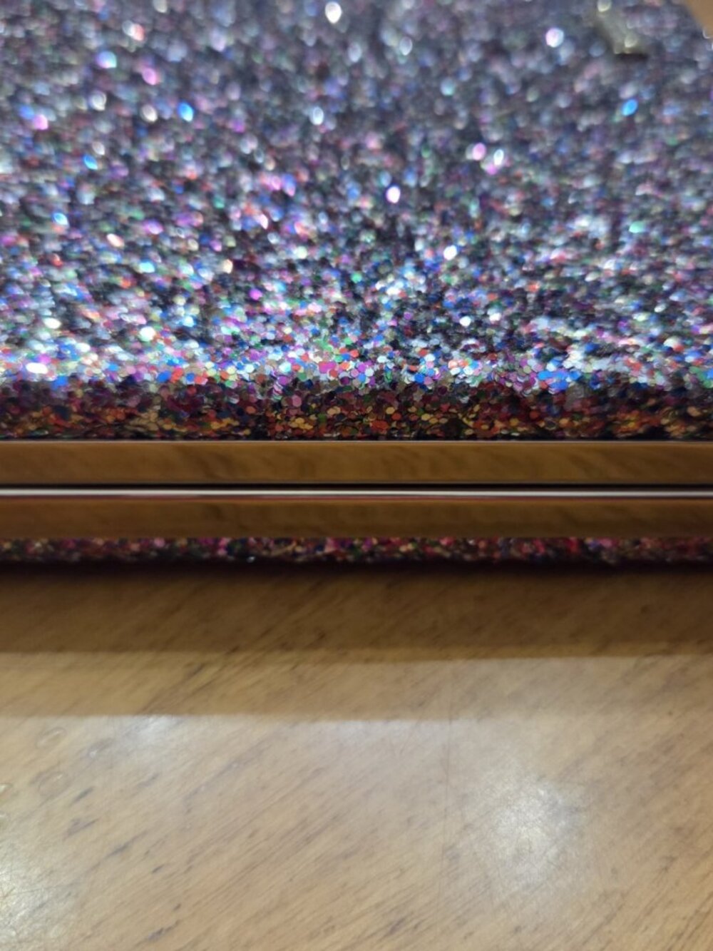 Kate Spade New York I Kissed A Frog Wedding Bell Glitter Clutch Purse Bag - Picture 7 of 11